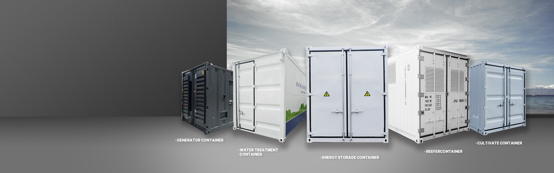 20 ft high cube side door container