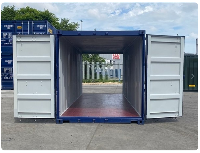 Double Door Container Storage Use