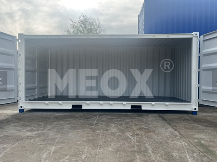 A side door container allows flexible access