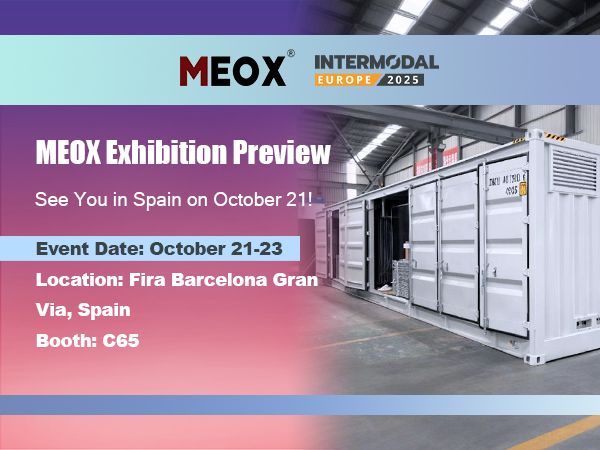 MEOX at Intermodal Europe 2025 — Real solutions in special-purpose and customized containers