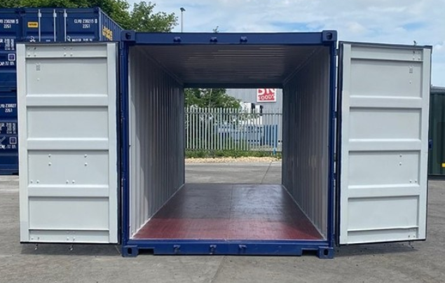 Application of Double Door Container in Temporary Warehouse Expansion