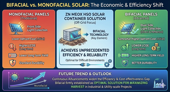 Bifacial vs Monofacial solar panel