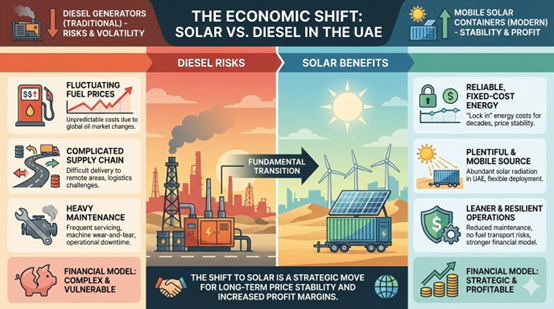 Solar Container for Oil Fields
