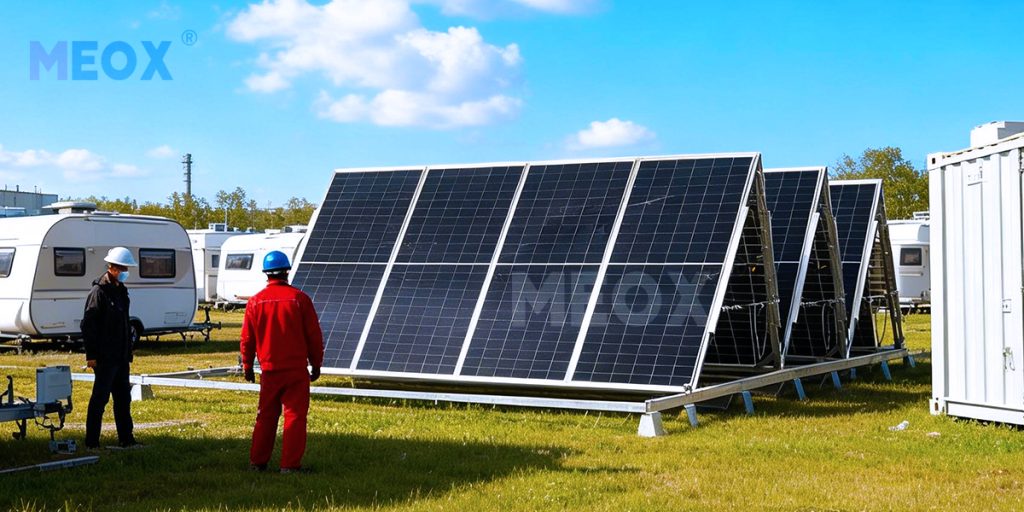 rv site power support