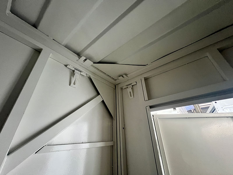 foldable steel storage container