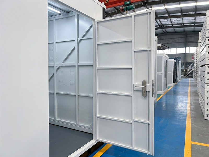 foldable steel storage container