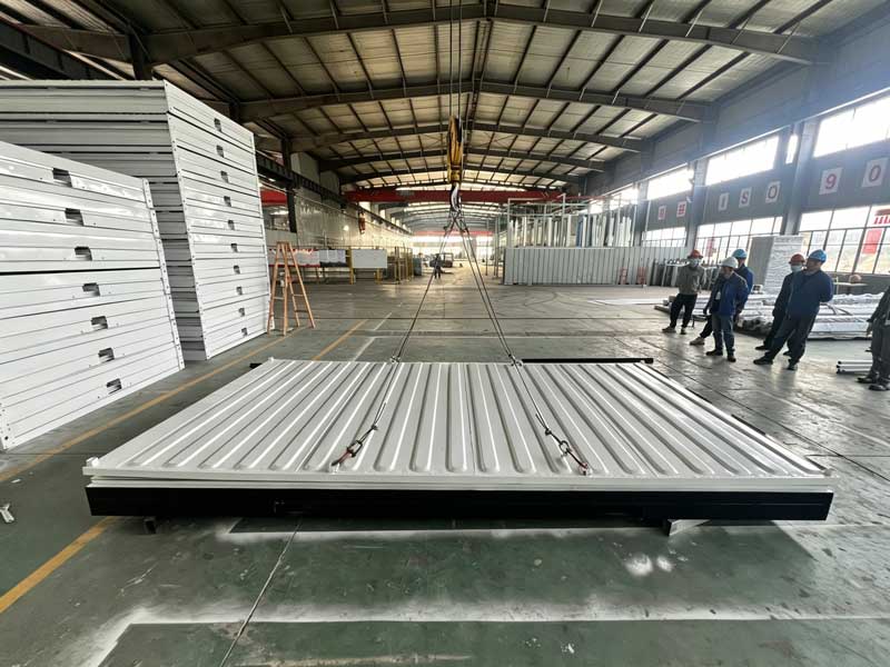 foldable steel storage container