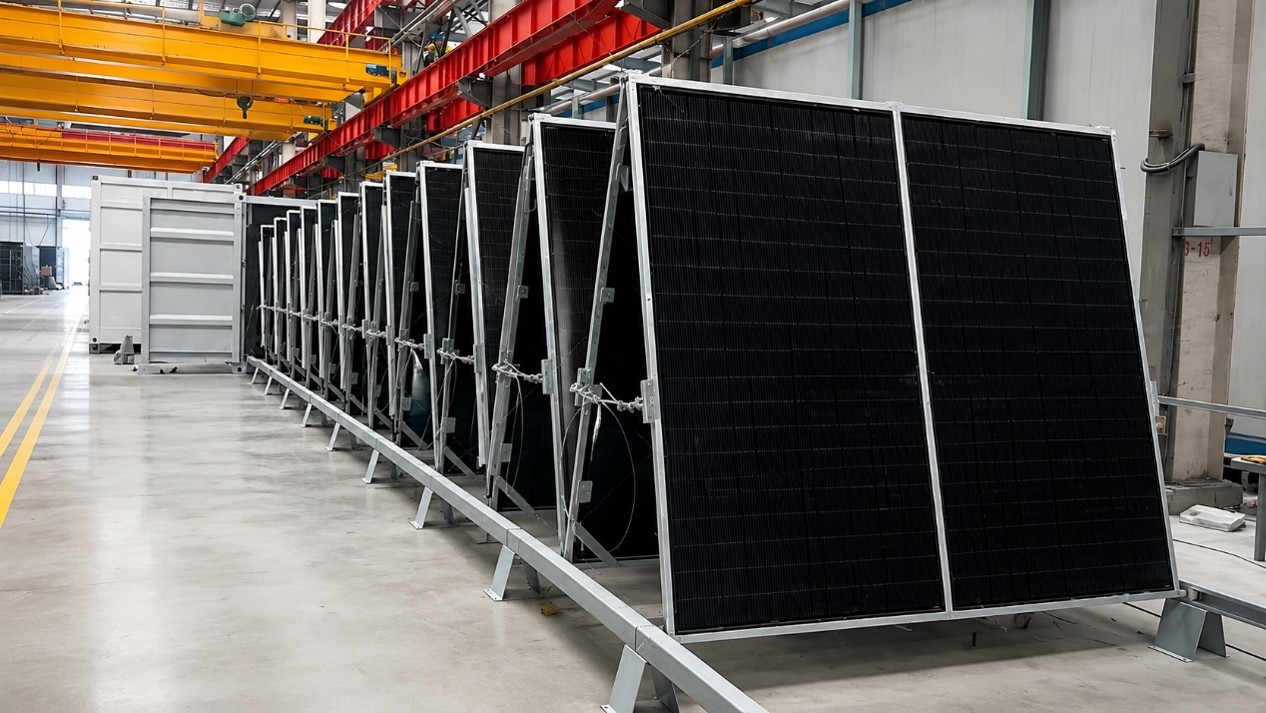 10フィート移動式ソーラーコンテナ | 24kWp折りたたみ式ソーラー発電