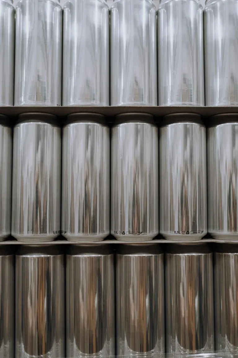 Stacks of Canisters In Palette