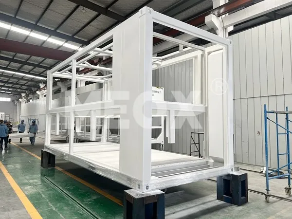 inside shipping containers