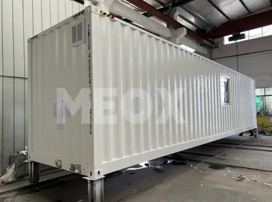 Tiny shipping container as a portable espresso bar