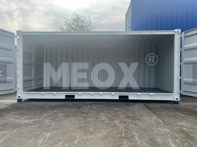 A side door container allows flexible access