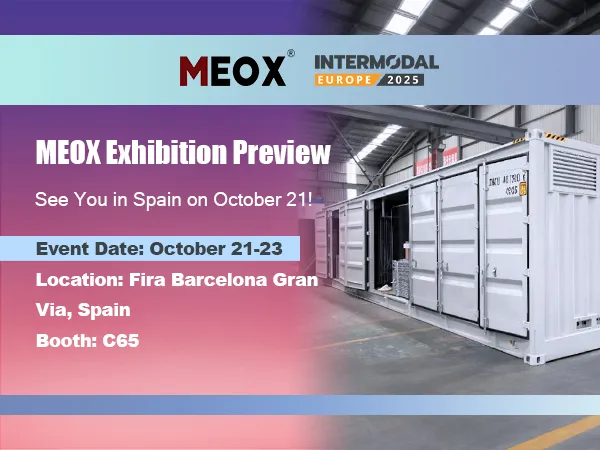 MEOX at Intermodal Europe 2025 — Real solutions in special-purpose and customized containers