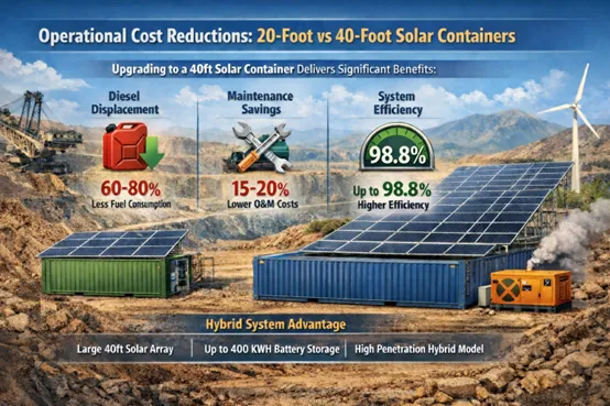 20-Foot vs 40-Foot Solar Container