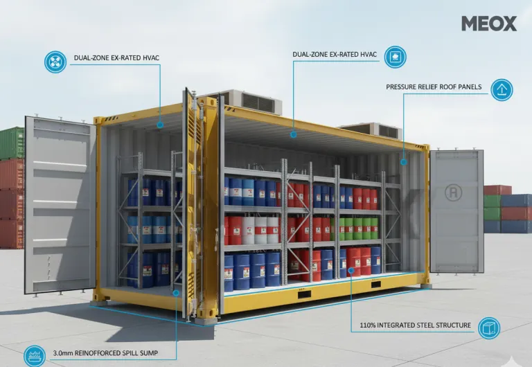 Scaling Safety: The Definitive Guide to the 40ft Hazardous Goods Container