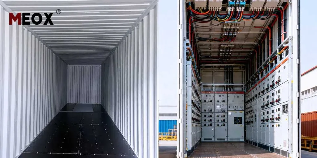 40hq container for electrical projects