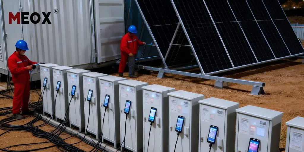 scalable solar powered phone charger systems