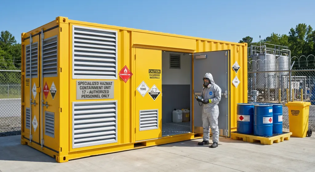 Container for liquid hazmat