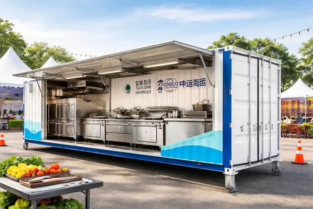 outlook of a mobile solar container