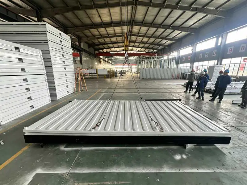 foldable steel storage container