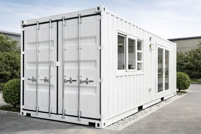 Shipping Container House_Side View