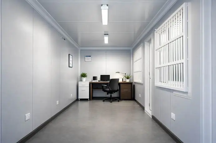 Inside of a Shipping Container House
