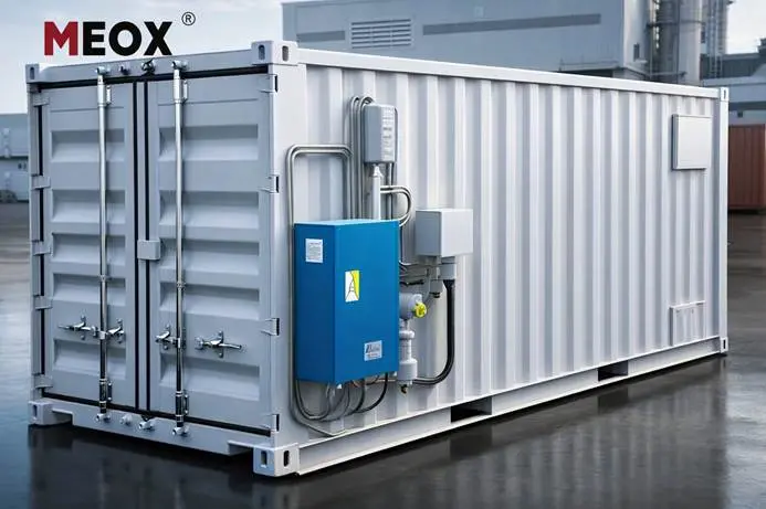 Containerized Water Treatment Plant Back Side