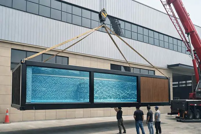 Shipping Container Swimming Pool