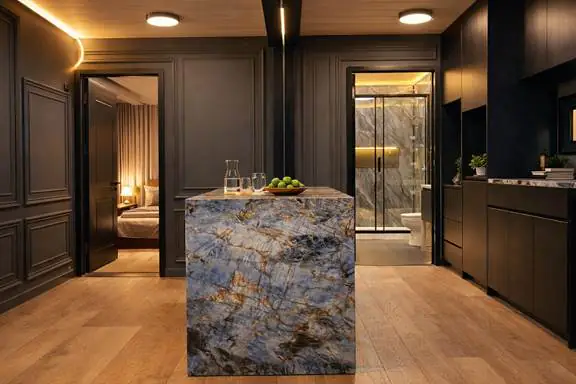 Inside of a Luxury Container Home