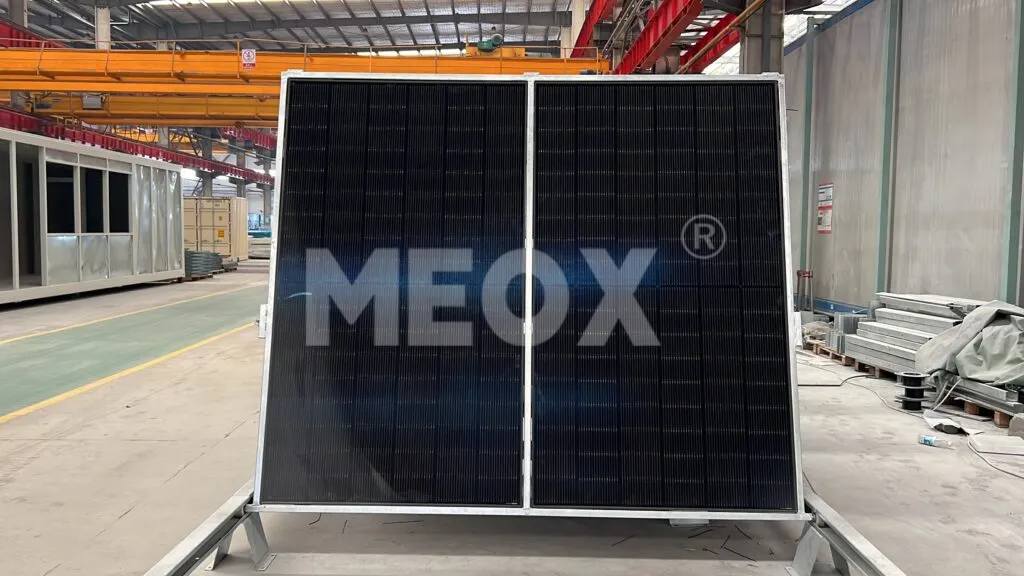 Panel of the 10FT Mobile Solar Container