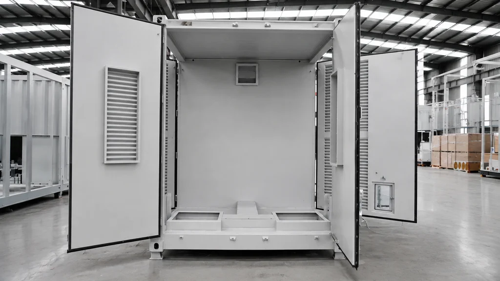 Battery Energy Storage Container_Back side view