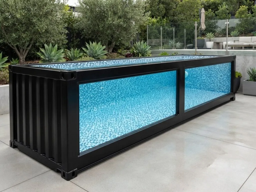 Shipping Container Swimming Pool
