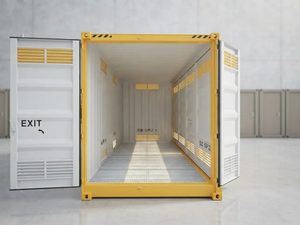 Inside of a 20ft DG Container